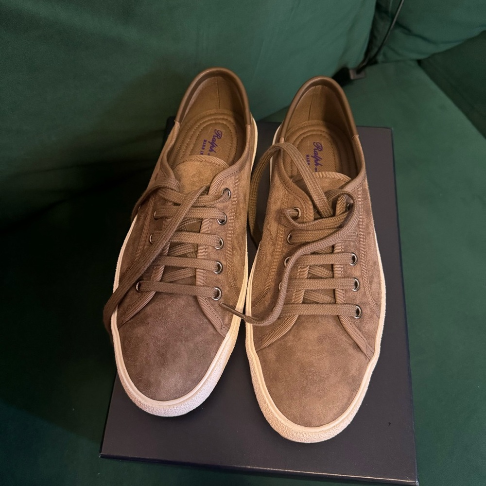 Brand new suede women sneakers Ralph Lauren collection, size 39